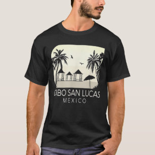 T-shirt Cabo San Lucas Mexique Rétro Mexicaine Resort Vaca