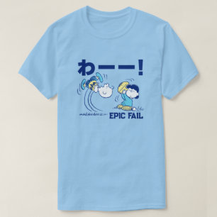 T-shirt cacahuètes   Charlie Brown & Lucy Football
