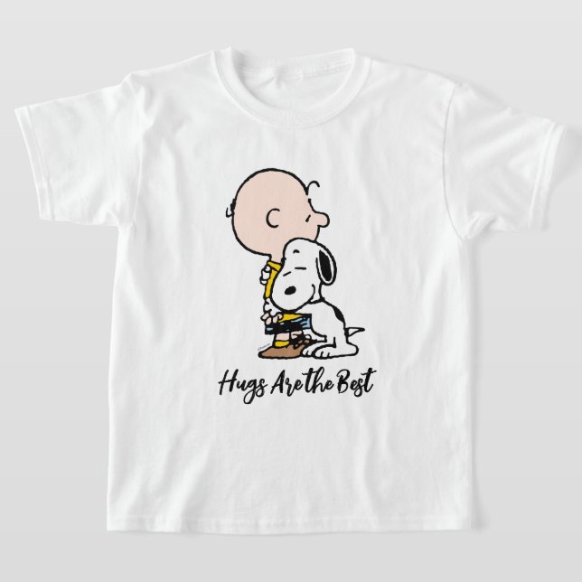 T-shirt cacahuètes | Charlie Brown & Snoopy Hug (Poser)