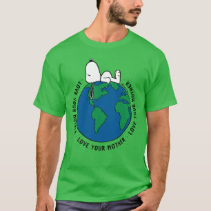 T-shirt cacahuètes   Gardez le propre Gardez le vert