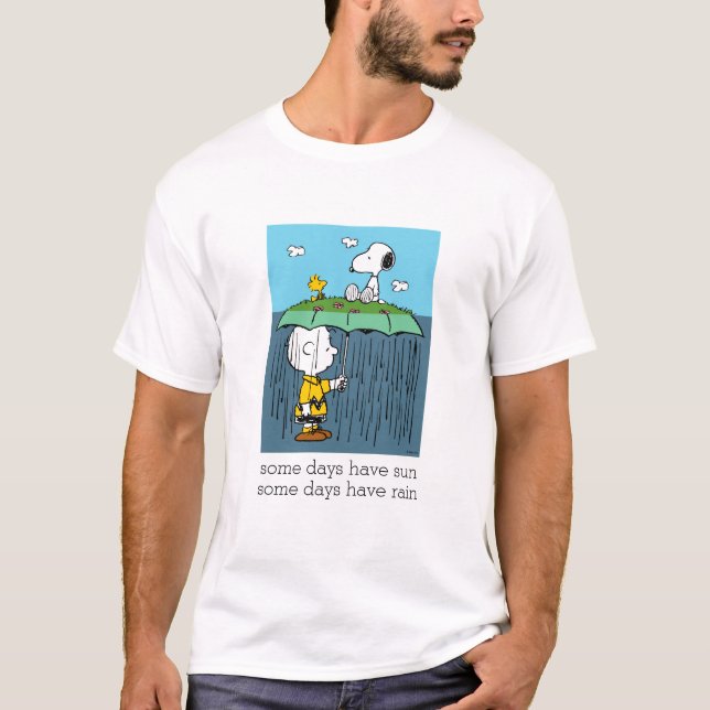 T-shirt cacahuètes | Jour ensoleillé Jour de pluie Half &  (Devant)