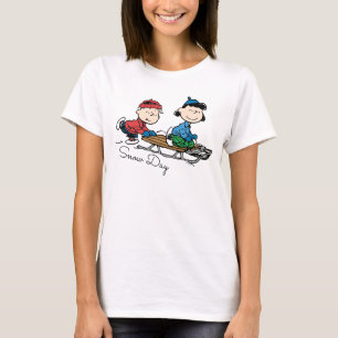T-shirt cacahuètes   Linus & Lucy Sled Riding