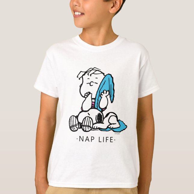 T-shirt cacahuètes | Linus & Snoopy (Devant)