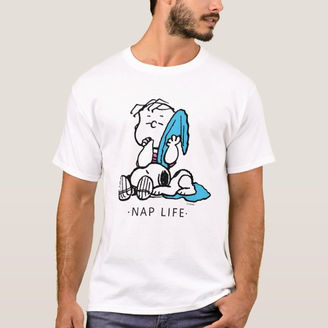 T-shirt cacahuètes | Linus & Snoopy (Devant)