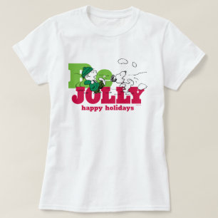 T-shirt cacahuètes   Linus & Snoopy Be Jolly
