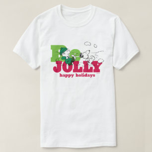 T-shirt cacahuètes   Linus & Snoopy Be Jolly