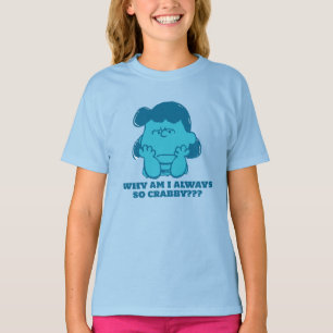 T-shirt cacahuètes Lucy Who Says I'm Crabby? ?