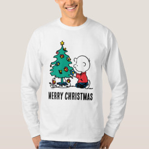 T-shirt cacahuètes   Lumières de Noël Brown Charlie