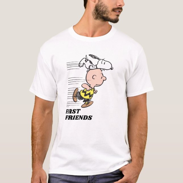 T-shirt cacahuètes | Snoopy & Charlie Brown Run (Devant)