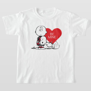 T-shirt cacahuètes Snoopy & Charlie Brown Valentine