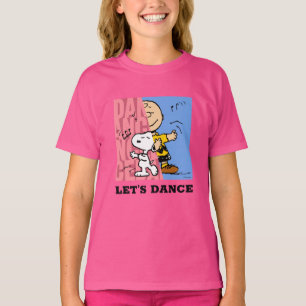 T-shirt cacahuètes Snoopy & Charlie Danse Brown mi-mi-mi