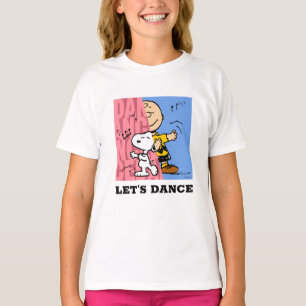 T-shirt cacahuètes   Snoopy & Charlie Danse Brown mi-mi-mi