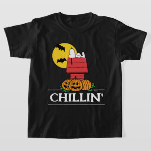T-shirt cacahuètes   Snoopy Halloween Doghouse