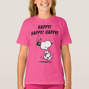 T-shirt cacahuètes Snoopy Happy Dance