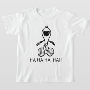 T-shirt cacahuètes   Snoopy Laughs