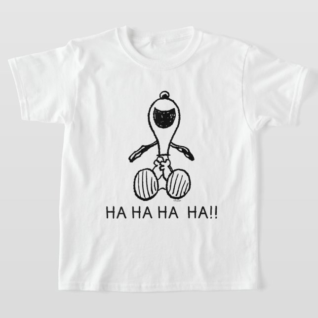 T-shirt cacahuètes | Snoopy Laughs (Poser)