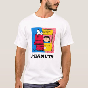 T-shirt cacahuètes   Snoopy & Lucy Half & Half
