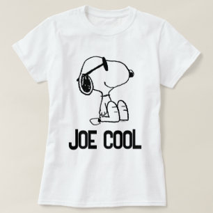 T-shirt cacahuètes Snoopy Lunettes de soleil Smile
