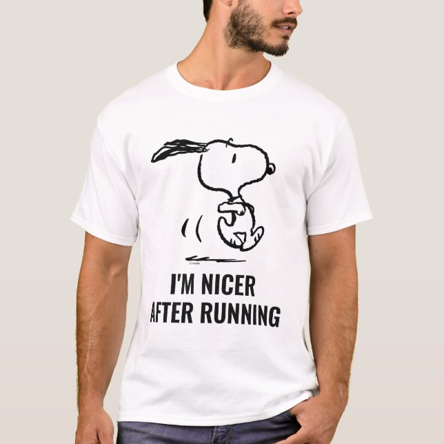 T-shirt cacahuètes | Snoopy Running (Devant)