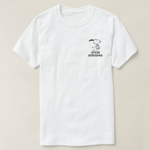 T-shirt cacahuètes   Snoopy Running