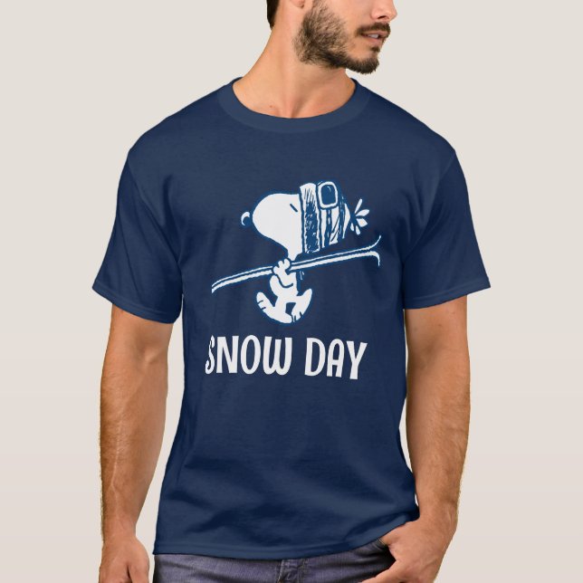 T-shirt cacahuètes | Snoopy Ski Trip (Devant)