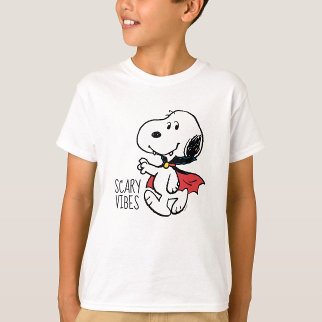 T-shirt cacahuètes | Snoopy Smiling Vampire (Devant)