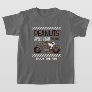 T-shirt cacahuètes   Snoopy Speed Club
