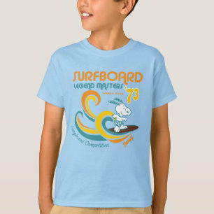 T-shirt cacahuètes   Snoopy Surboard Longboard Competition
