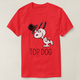 T-shirt cacahuètes Snoopy Top Hat Dance