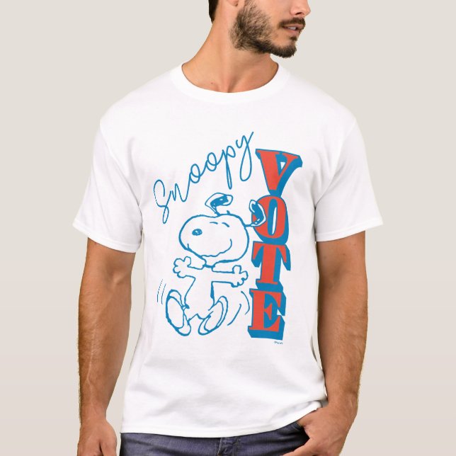 T-shirt cacahuètes | Snoopy - Vote (Devant)