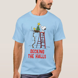 T-shirt cacahuètes   Snoopy & Woodstock Arbre de Noël