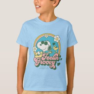 T-shirt cacahuètes Snoopy & Woodstock Feelin' Super