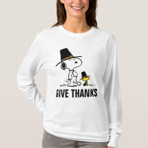 T-shirt cacahuètes Snoopy & Woodstock Pilgrim