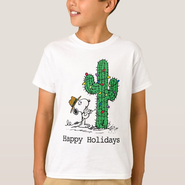 T-shirt cacahuètes | Spike's Holiday Cactus (Devant)