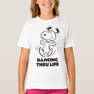 T-shirt cacahuètes Une Danse Heureuse Snoopy