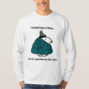 T-shirt cacahuètes Veste Snoopy Winter Puffer