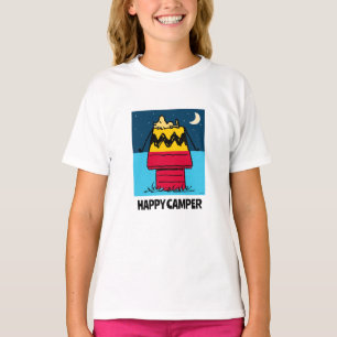 T-shirt cacahuètes   Woodstock Camping Demi et Demi