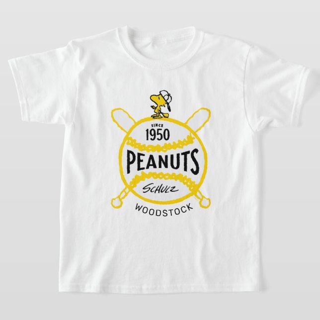 T-shirt cacahuètes | WoodstockPeanuts Baseball depuis 1950 (Poser)
