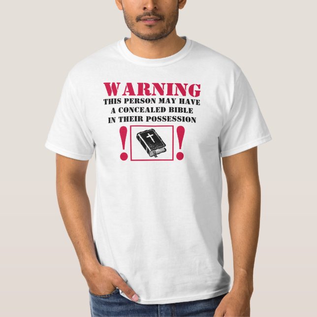 T-shirt Caché portez (Devant)