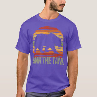 T-shirt Cacher Le Réservoir Pas Un Ours Végétal Retro Diss