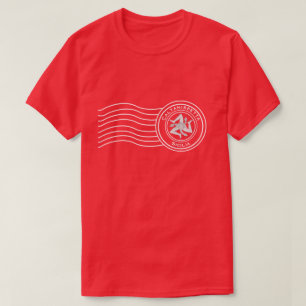 T-shirt Cachet de la poste sicilien de Trinacria votre