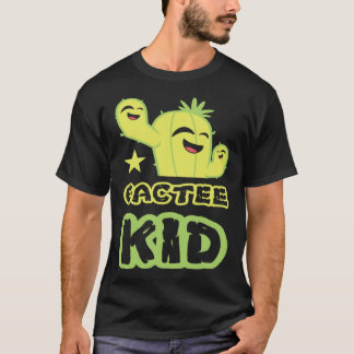 T-shirt Cactee Kid Pot Gardening Succulent Plant Garden Vi