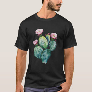 T-shirt Cactus avec fleurs