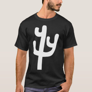 T-shirt Cactus - Blanc