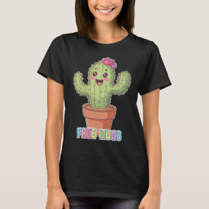T-shirt Cactus câlins gratuits adorable et charmant