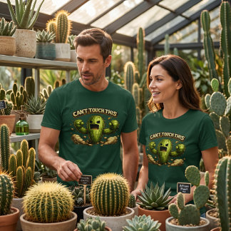 T-shirt Cactus Colérique Drôle
