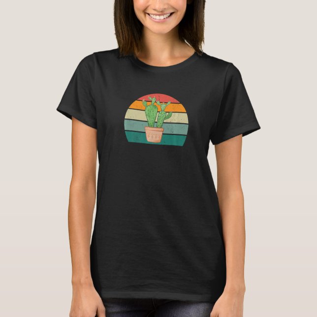 T-shirt Cactus Desert Plant Aloe Vera Succulent Hugging Gr (Devant)