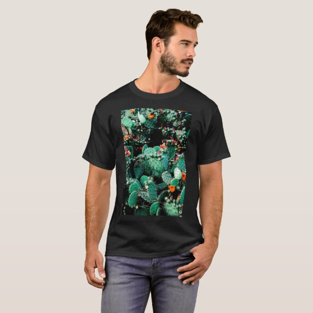T-shirt Cactus homme (Devant entier)