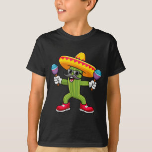 T-shirt Cactus Sombrero Cinco De Mayo Cactus Mexicain Fête