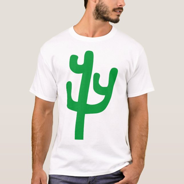 T-shirt Cactus - Vert (Devant)